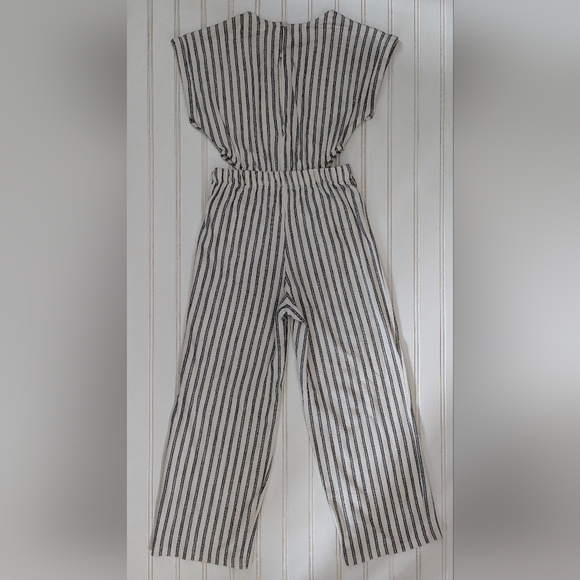 Zara cut out Striped jumpsuit - Picture 4 of 6
